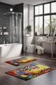 Set covorase de baie, Cartwright, CT-5142, Poliester, Multicolor