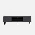 Comoda TV, Odessa, Brendon, 160x48.2x29.6 cm, Antracit