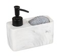 Dozator detergent lichid, Wenko, Resa, 150 ml, 14.5 x 14.3 x 6 cm, polirasina/plastic, multicolor