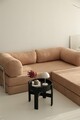 Coltar, Evalina, 383EVN1265, Material: 100% catifea PES, Maro