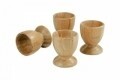 Set 2 suporturi pentru oua, Kosova, Brown, bambus, 6x6x7 cm