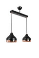 Lustra, Stala, 846STL2998, Metal, Cupru/Negru