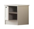 Noptiera, Rabi, Rb-168-02, 45x64x40 cm, PAL, Alb mat