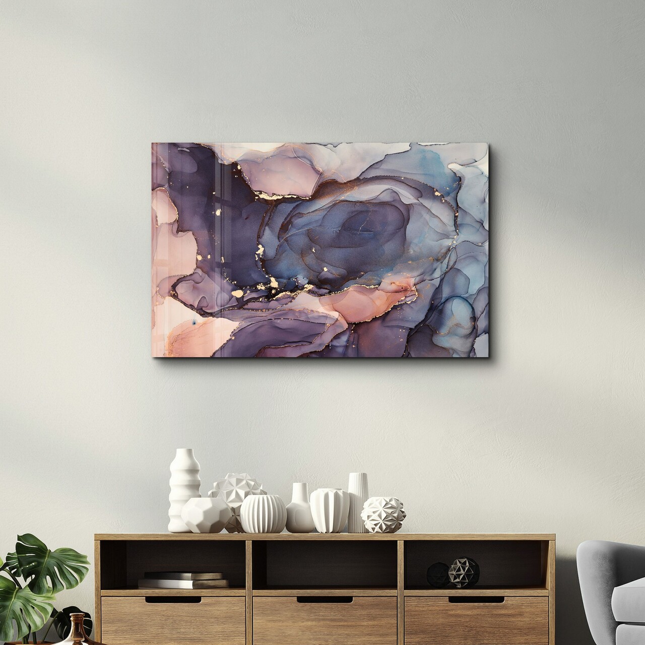 Tablou decorativ, SPR-1348, Dimensiuni: 46 x 72 cm, Multicolor - view 2