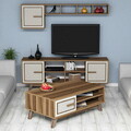 Set mobilier living, Hommy Craft, Ayla, Maro/Crem