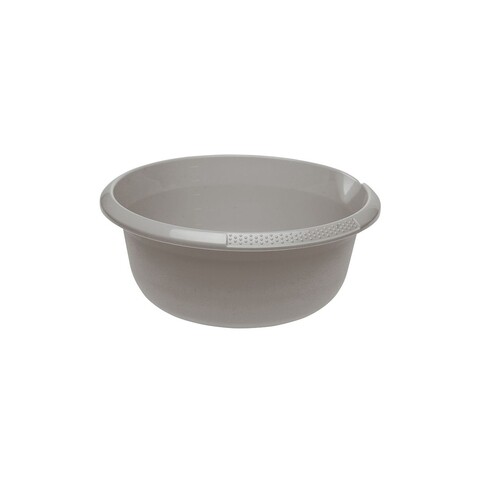 Bol rotund, keeeper, 36 cm Ø, 9 l, plastic, gri