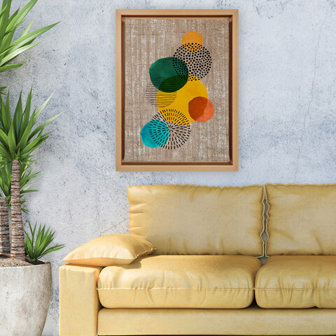 Tablou decorativ, LNJ219362251113, Iuta, Canvas, Multicolor