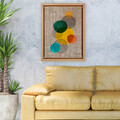 Tablou decorativ, LNJ219362251113, Iuta, Canvas, Multicolor