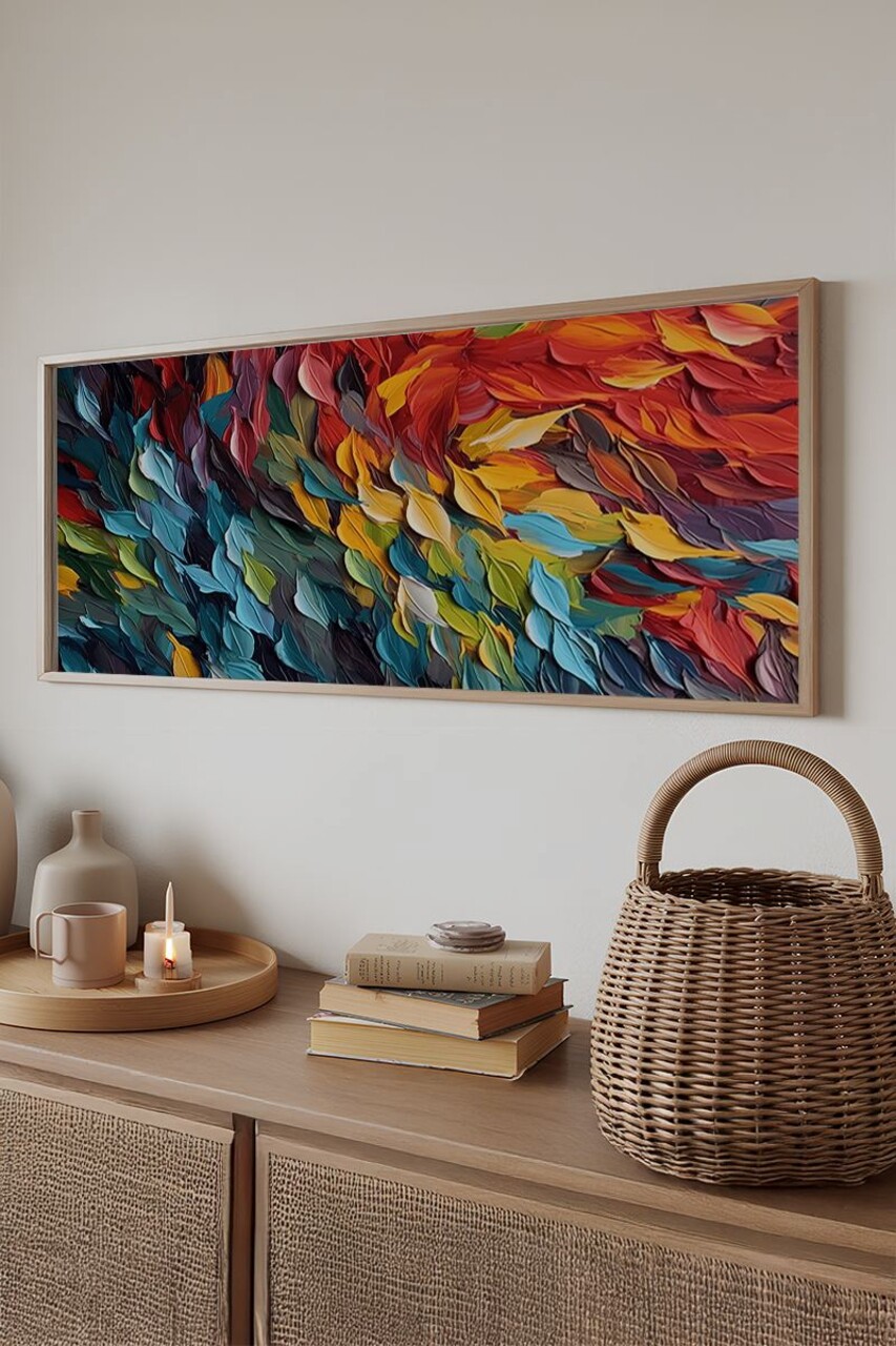 Tablou decorativ, Artsmdfyty28-3370, Vopsea: 100% MDF (grosime: 2,7 mm), Multicolor - view 2