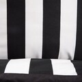 Lenjerie de pat King Size, Rayas, Homla, 3 piese, 200x220 cm, microfibra din poliester, alb/negru