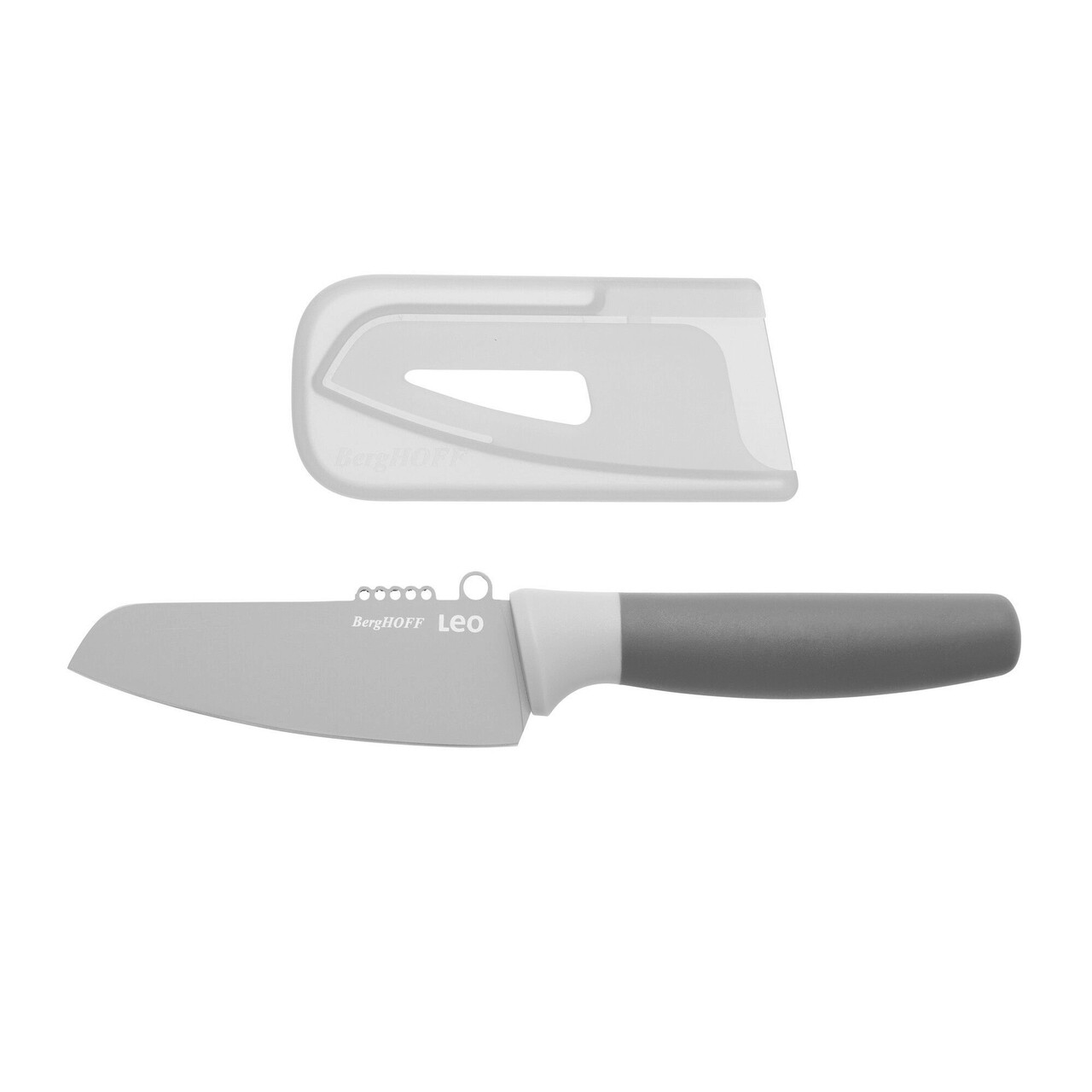 Cutit pentru legume BergHOFF, Leo, 11 cm, inox, gri