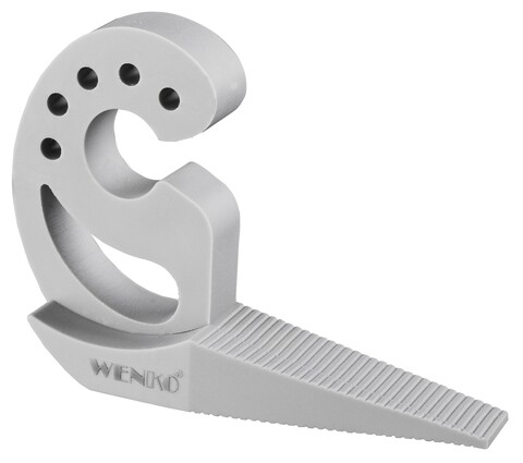 Opritor usa, Wenko, Multi-Stop, 2.5 x 7.7 x 11.8 cm, termoplastic, gri