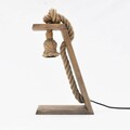 Lampa de masa, Evila Originals, 791EVL2548, Lemn, Maro