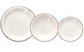 Serviciu de masa 18 piese, Tognana, Louise Stay, ceramica glazurata, bej