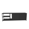 Comoda TV, Retricy, Primrose, 160x35.3x50.8 cm, PAL, Negru / Antracit