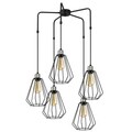 Lustra, Opviq, 892OPV1495, Metal, Negru