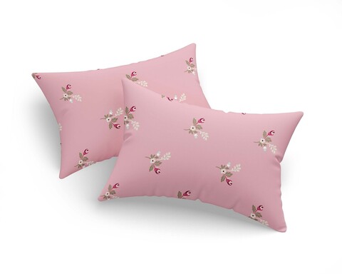 Set 2 fete de perna, Alanur - Pink, Eponj Home, 65% bumbac/35% poliester