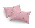 Set 2 fete de perna, Alanur - Pink, Eponj Home, 65% bumbac/35% poliester