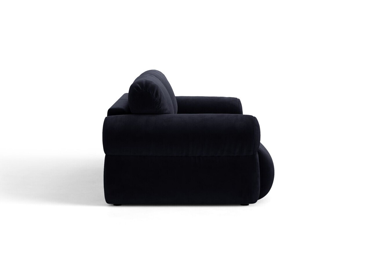 Canapea 4 locuri, Ophelia, Micadoni Home, 257x100x84 cm, catifea, albastru regal — imaginea 3