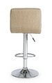 Scaun de bar Salvador Patch, Bizzotto, 40x45x87 cm, otel/poliester, multicolor