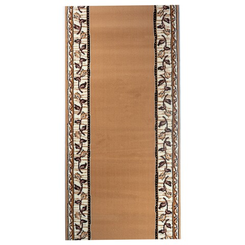 Traversa pentru hol Babek, Decorino, 80x800 cm, polipropilena, bej