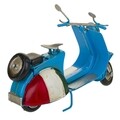 Decoratiune Scooter Italy, Creaciones Meng, 16x7 cm, metal, albastru