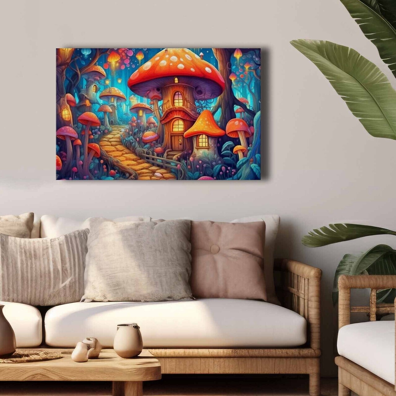 Tablou decorativ, 4570softc-003, Lemn, Multicolor