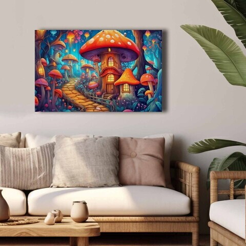 Tablou decorativ, 4570softc-003, Lemn, Multicolor