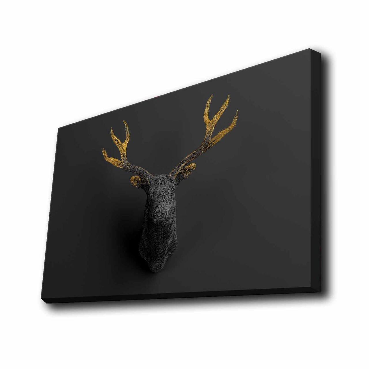 Tablou decorativ cu lumina LED, 4570KTLGDACT, Dimensiune: 45 x 70 cm, Multicolor - view 3