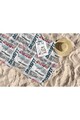 Prosop de plaja, Astacura, Crossfit Sport 70, 70x130 cm, Poliester/Poliamida, Multicolor