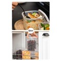 Set recipiente depozitare, Fremont, 964FRM5382, Plastic , Dimensiune: 10 x 10 x 9,5 cm/ 550 ml (9 bucăți), Alb