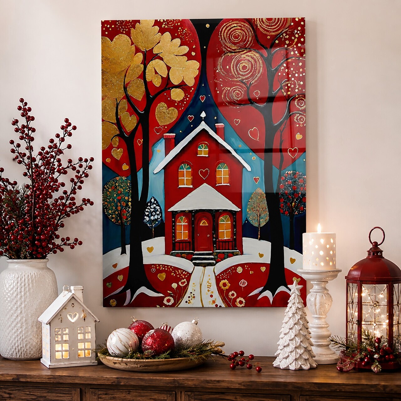 Tablou decorativ, CAM12358, 50 x 70 cm, Multicolor