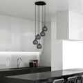 Lustra, Fulgor, 942FLG1453, Metal, Negru