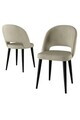 Set scaune (8 piese), Hanah Home, Pane, Crem/Negru