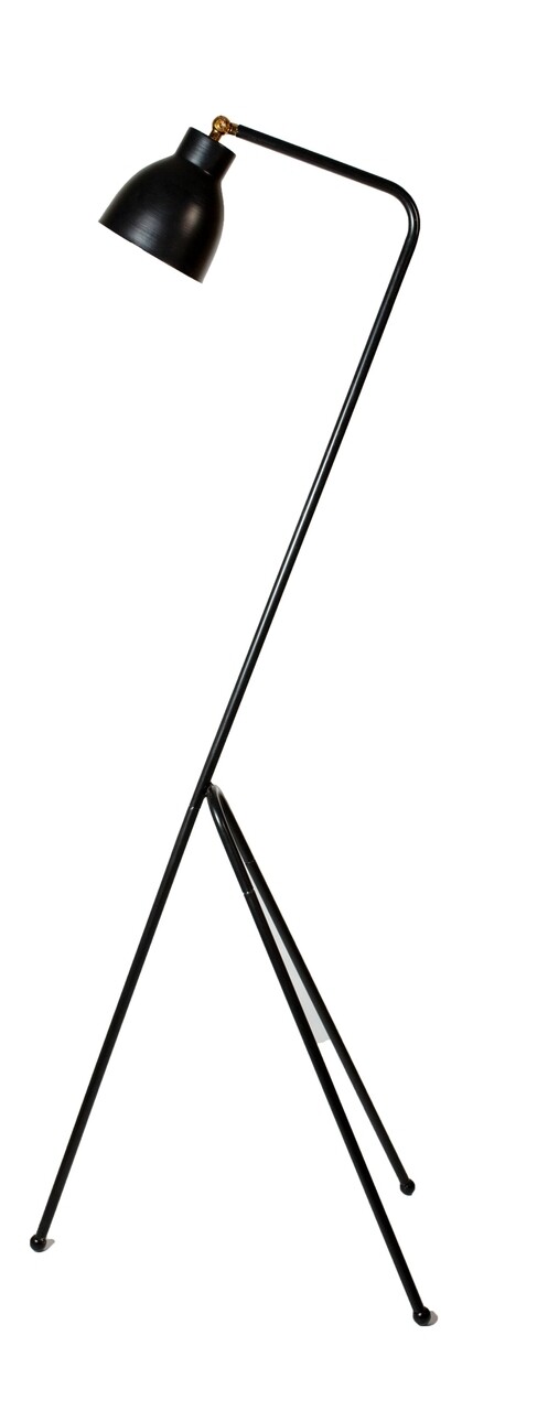 Lampadar Casa Parasio, H150 Cm, 1 X E27, 60 W, Negru