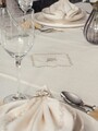 Set fete de masa 8 piese, Pera - Ecru, Cotton Box, 90% POLIESTER/10% BUMBAC
