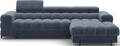 Coltar extensibil dreapta 3 locuri ELTAP, RT-40AU, Felro, 285x181x93 cm, lemn/poliester, albastru