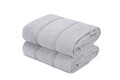 Set prosoape de maini 2 piese, Hobby, Daniela, Microbumbac, Gri
