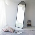 Oglinda decorativa Portal, Neostill, 65x180 cm, negru mat