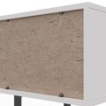 Comoda TV, Minima, Fiona, 180 x 51.2 x 35 cm, pal melaminat, nuc/alb