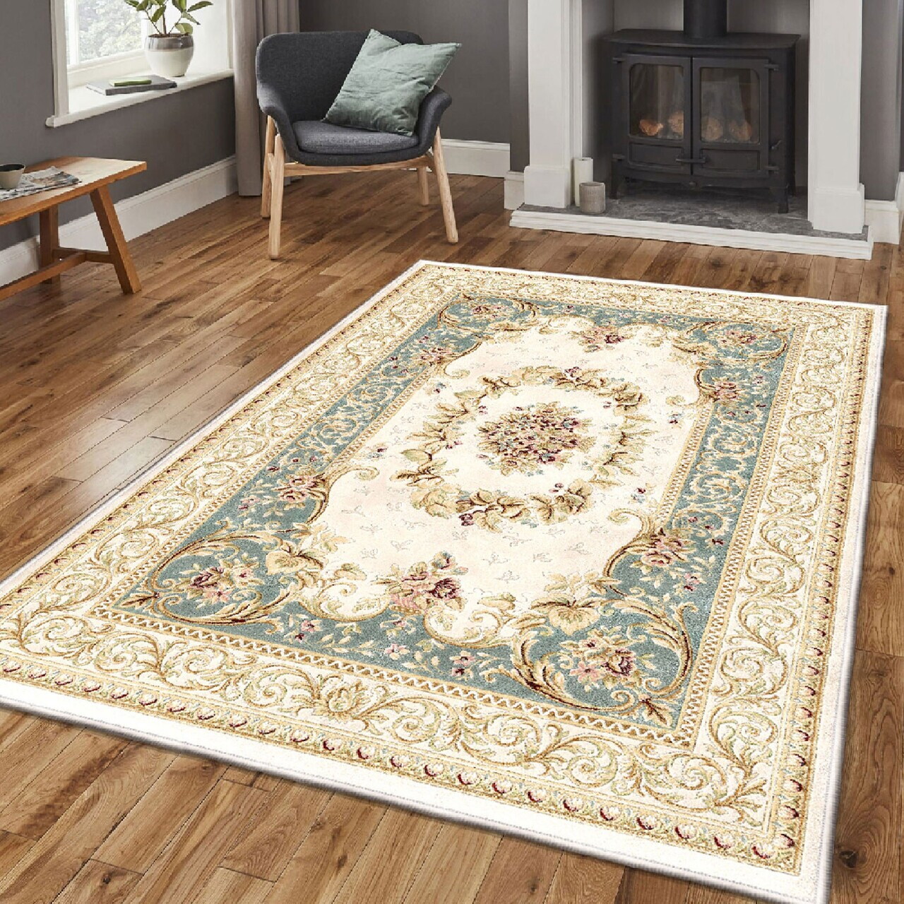 Covor Els1832 80x150 cm Catifea Multicolor