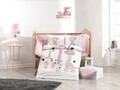 Lenjerie de pat pentru copii 4 piese, Buddy - Pink, Hobby, Bumbac Poplin
