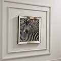 Tablou decorativ T721, Neostill, Zebra, sticla temperata, 70x70 cm