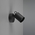 Aplica de perete Pago, TRIO, 9x10x15 cm, 35W, 1x GU10, metal, negru mat