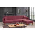 Coltar, Unique Design, 867UNQ1408, Lemn de carpen, Rosu claret