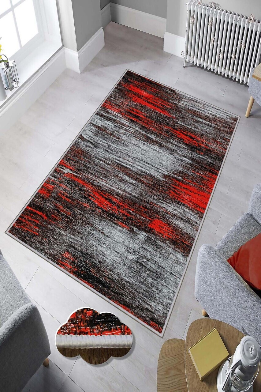 Covor Hmnt851 80x150 cm Poliester Multicolor