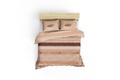 Cearceaf de pat cu elastic, 180x200 cm, 100% bumbac ranforce, Beverly Hills Polo Club, BHPC 031, roz somon