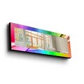 Oglinda decorativa, 40120MA-005, LEMN DE PIN, Cadru din lemn de pin (grosime: 27 mm), Multicolor