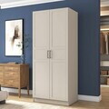 Dulap pentru haine, Hanah Home, BA258, 90x210x57.5 cm, Gresie