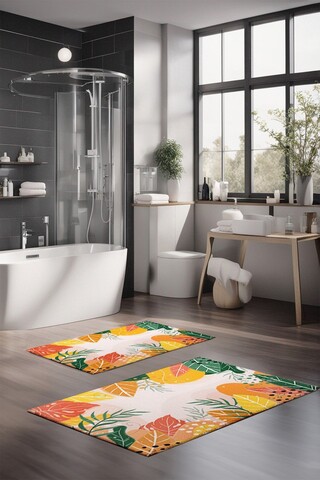 Set covorase de baie, Cartwright, CT-5337, Poliester, Multicolor